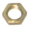 Nut thread M8x1 brass H 3mm WS 11 Qty 1pcs