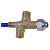 safety valve front fixing M12x1 pressure range 50mbar gas inlet 3/8  (tube ? 10mm)