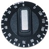 Knebel Zeit 120min + Dauerstellung ? 50mm Achse ? 6x4,6mm Abflachung oben schwarz
