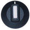 Knob switch zero mark ? 50mm shaft ? 6x4.6mm shaft flat upper black