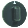 Knob ? 44mm black switch zero mark shaft ? 6x4.6mm shaft flat upper