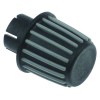 knob ? 50mm black/grey