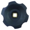 Sterngriff Achse 7x7mm ? 60mm L 24mm schwarz Thermoplast