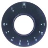 bezel thermostat 1-8 for rear hob