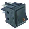 Wippenschalter Einbauma? 30x22mm orange 2NO 250V 16A beleuchtet Anschluss Flachstecker 6,3mm