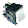 Wippenschalter Einbauma? 30x22mm wei? 2CO 250V 16A beleuchtet Anschluss Flachstecker 6,3mm