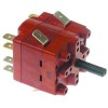rotary switch 3 0-1-2 sets of contacts 6 type 4RH 400V 10A shaft ? 4.8x6mm shaft L 21mm shaft oval