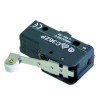 Microswitch roller lever operated 250V 16A 1CO L1 39mm connection soldering connection L 48mm