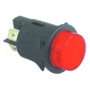 Momentary push switch mounting measurements ?25mm red 1NO/indicator light 250V