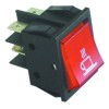 Wippenschalter Einbauma? 30x22mm rot 2NO 250V 16A beleuchtet Tasse Anschluss Flachstecker 6,3mm