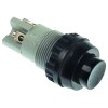 Momentary push switch mounting measurements ?18,2mm black 1NC/1NO 250V
