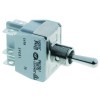 Toggle switch 250V 2CO 15A thread M12x0.75 t.max. 85/55°C with neutral position ON-OFF-ON