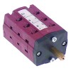 rotary switch 3 0-1-2 sets of contacts 6 type SCH-X049 690V 16A shaft ? 5x5mm shaft L 24mm