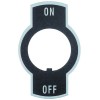 Bezel ON-OFF M12 for toggle switch