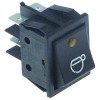 Wippenschalter Einbauma? 30x22mm orange 2NO 250V 16A beleuchtet Tasse Anschluss Flachstecker 6,3mm