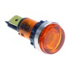 Indicator light ? 12mm 230V yellow connection male faston 6.3mm