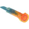 Indicator light ? 10mm 230V yellow connection male faston 6.3mm Qty 1pcs