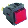 Indicator light mounting measurements 27.2x22.2mm 230V red connection male faston 6.3mm