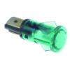 Indicator light ? 12mm 400V green connection male faston 6.3mm temp.-resist. 120°C