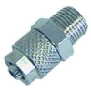 Screw pipe fitting nickel-plated brass straight thread 1/8  hose ? 6/8mm Qty 1pcs