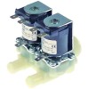 Magnetventil 2-fach gerade 230VAC Eingang 3/4  Ausgang 14,5mm DN10 T.max. 90°C