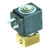 solenoid valve 2-ways 230 VAC connection 1/8  DN 2,5mm slide-on receptacle DIN -20° up to 130°C