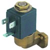 solenoid valve brass 2-ways 230VAC L 230mm Olab flange 20x27mm