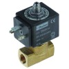solenoid valve 3-ways 230VAC connection 1/4  L 40mm DN 3mm slide-on receptacle DIN