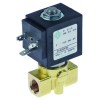 solenoid valve brass 2-ways 230VAC inlet 1/4  IT outlet 1/4  IT connection 1/4  L 40mm DN 2,5mm