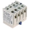 auxiliary contact contacts 2NO/2NC AC15 10A for contactors LC1K connection screw type LA1KN22