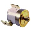 Bi-metal thermostat switch-off temp. 90°C 1NC 16A M4 connection F6.3 1-pole