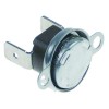 Bi-metal thermostat switch-off temp. 80°C 1NC 16A hole distance 23,8mm 2 hole fixing connection F6.3