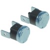 Bi-metal safety thermostat 1NC connection male faston 6.3mm vertical