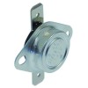 Bi-metal thermostat switch-off temp. 45°C 1NO 250V hole distance 23,5mm connection F6.3 1-pole