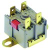 bi-metal safety thermostat switch-off temp. 135 °C 2NC 16 A hole distance 39 mm connection F6.3