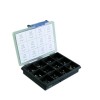 Fine fuse assortment rated 250V slow-acting sizes ?5x20mm 12x10pcs