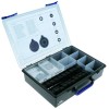 Assortment case knob ?72(52)mm (132-piece) 20 knobs, 31 adaptors, 81 symbols