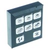 Tastatureinheit Kaffeemaschine CARMEN Tasten 8 schwarz/silber L 88mm B 83mm