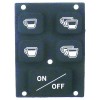 buttons strip buttons 5 L 88mm W 64mm
