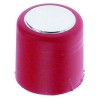 push button ? 20mm H 21mm red/chrome