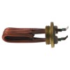 Heating element 1300W 230V L 110mm flange with thread connection male faston 6.3mm
