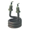 Heating element 1200W 230V W1 55mm H1 30mm H2 36mm 2 hole fixing connection male faston 6.3mm