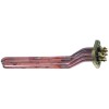 Heating element 2800W 230V L 350mm 3 hole flange connection male faston 6.3mm tube ? 8mm