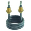 Heating element 1000W 230V W1 50mm H1 29mm H2 30mm 2 hole fixing connection male faston 6.3mm