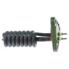 Heizk?rper 1750W 230V HK 1 Einbau ? 46mm LA 60mm L 135mm ? 41mm Loch ? 11mm Rohr ? 8mm Anschluss M3
