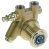 pump head PO104X FLUID-O-TECH L 82mm 100l/h connection 3/8  GAS with filter an bypass brass