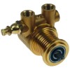 pump head PA1504 FLUID-O-TECH L 82mm 150l/h connection 3/8  NPT with bypass brass