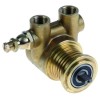 pump head MA104 FLUID-O-TECH L 75mm 100l/h connection 3/8  GAS with bypass brass