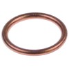 gasket copper ED ? 28mm ID ? 22mm thickness 3mm Qty 1 pcs