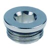 Ablaufventil Gewinde 1/2  AG Innensechskant H 12mm mit O-Ring AD ? 24mm SW 10